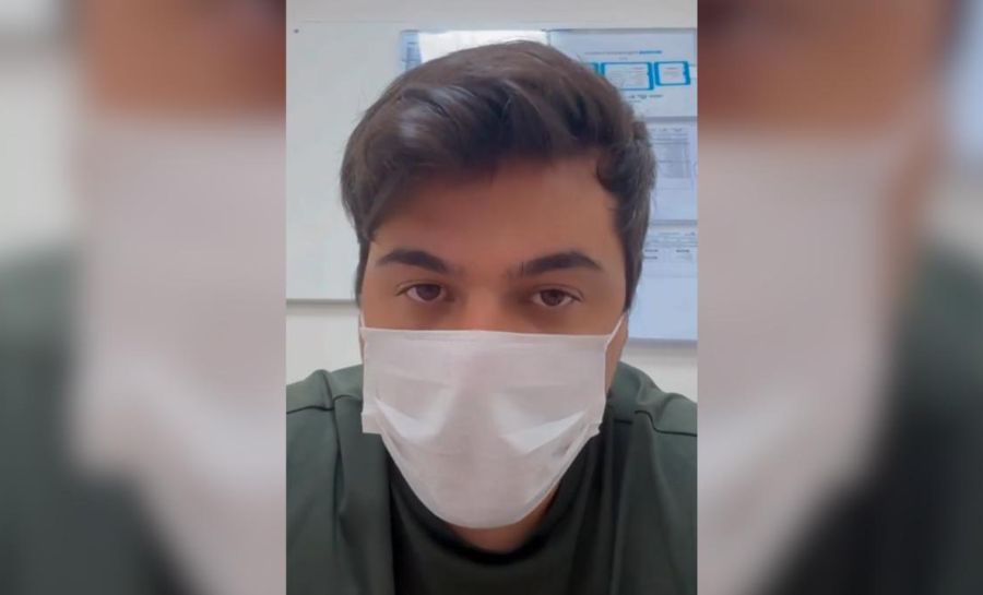 Cristiano grava vídeo em hospital e fala sobre acidente de Zé Neto
